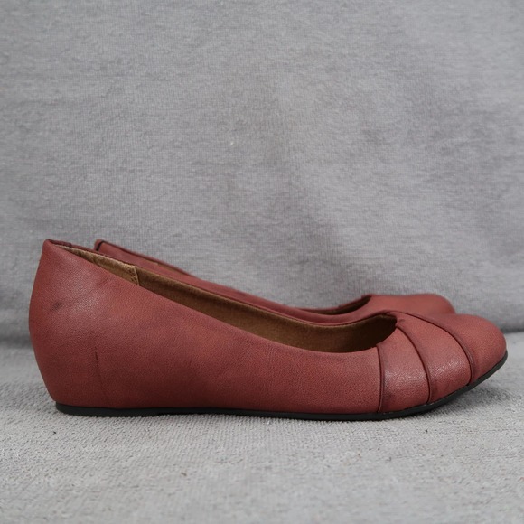 Sofft Shoes Euro Soft By Sofft Shoes Sky Womens 9 Loafer Ballet Flats Hidden Wedge Slip On